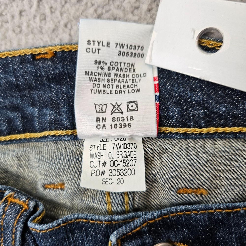 Lucky Brand Women's Jeans Dungarees Gene Montesano Mid-Rise Flare 6/28 - Picture 10 of 10